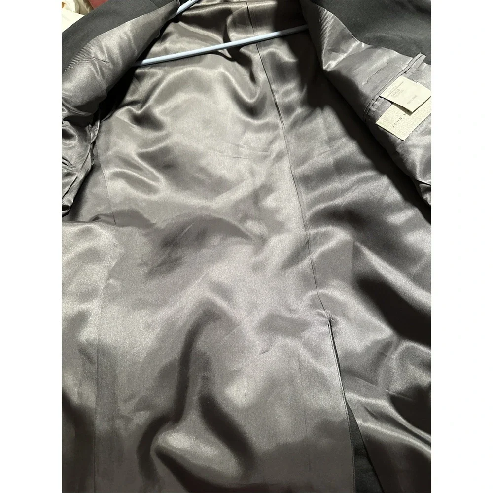 John W Nordstrom Men's Suit Jacket 44R38 Canada Gray Wool Blazer Dark Gray‎